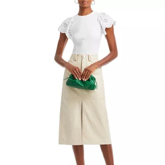 RAILS Reza Top in White (Med) - Picture 4 of 6